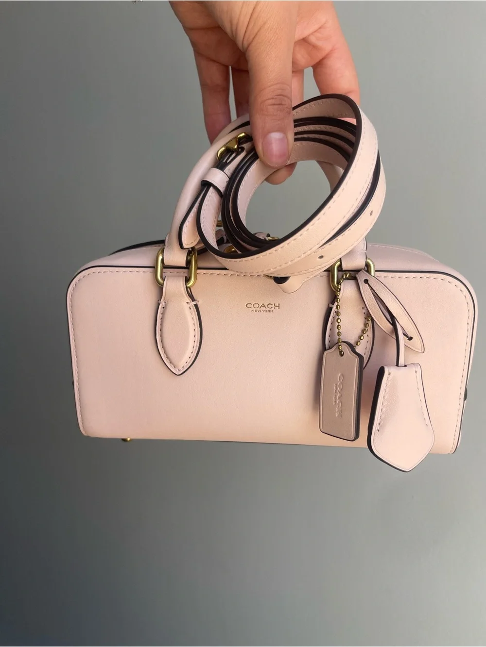 Coach Blush Pink Bowery Satchel